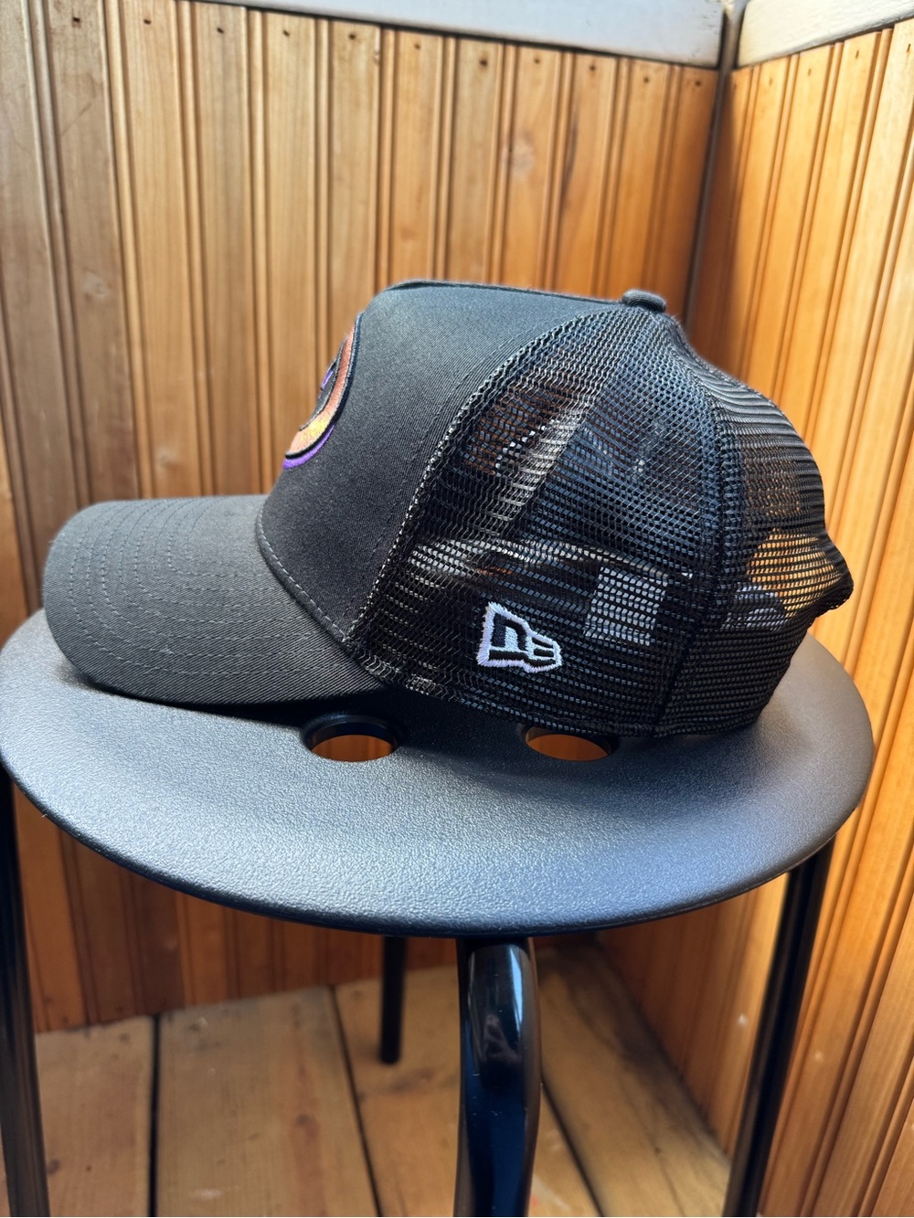 New Era Arizona Diamondbacks 2001 World Series Trucker Hat Cap Snapback Black - Picture 5 of 6